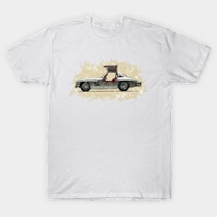 Retro Car Illustration T-Shirt